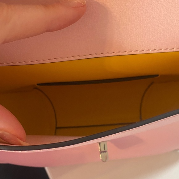 Calvin Klein Blush Pink Leather Crossbody Shoulder Bag - Picture 5 of 5